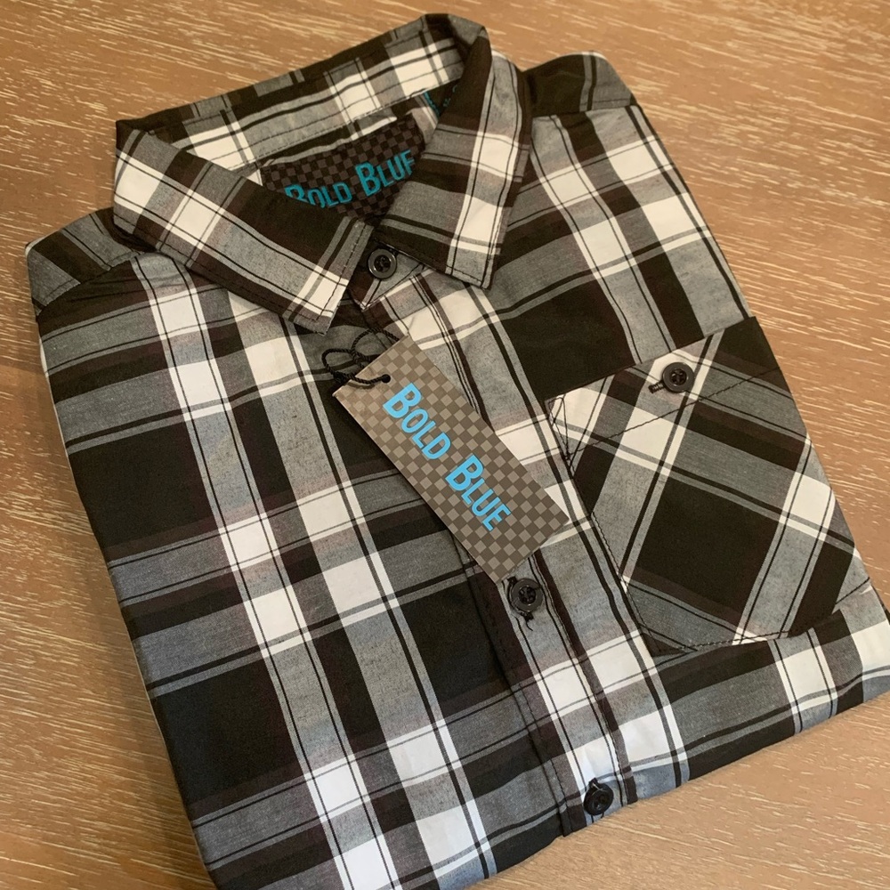 Size 6 boys ss collared button down